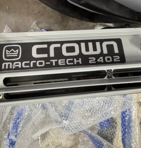 Crown macro tech 2402 - macro-tech, power